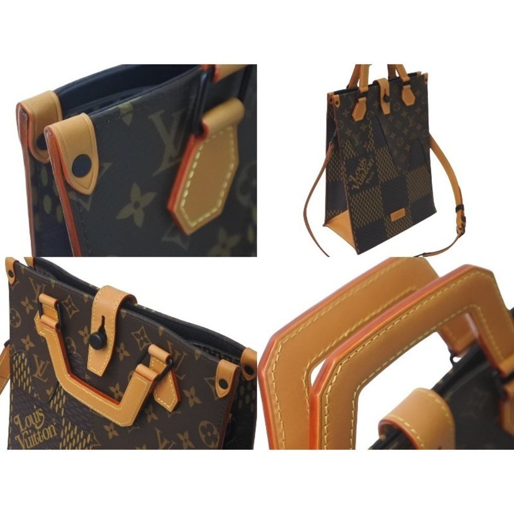 LOUIS VUITTON NIGO Damier Ebene Brown Giant Monogram Tote - Picture 4 of 9